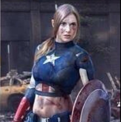 Im The Female Version Of Captain America. They Call Me Lady Liberty! Fighting For My Country Since The Second World War! Single.