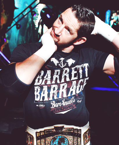 I'm Wade Barrett, a British bare-knuckle brawler. My continuous barrage demoralizes the unwitting wrestlers of the WWE. Winds of Change/ #ICChamp