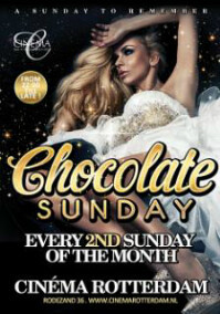 Chocolate Sunday is een zwoel, soulful&vrouwvriendelijk evenement dat elke 2e zondag van de maand plaatsvindt @Rotterdam.4 the real sexy and classy ladies&gents