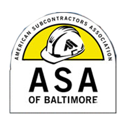 ASA of Baltimore is a non-profit organization, a chartered chapter of the American Subcontractors Association Inc. benefiting Baltimore's construction industry.
