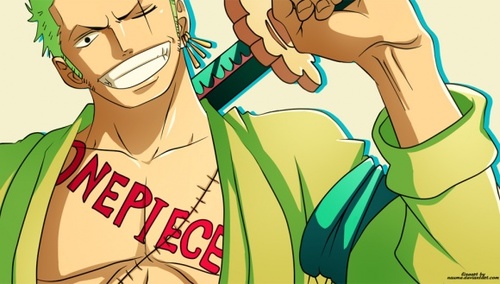 Swordsman and first mate of the StrawHat pirate crew. Soon to be the greatest swordsman in the world.