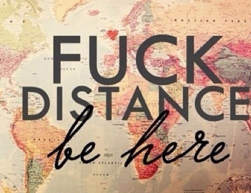 Sweden - New Jersey, USA. 6350km = 3945miles. It's not gonna stop us. I love my man so much.

Hope we get to inspire you to believe that love conquers.