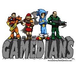 Gamedians is a podcast about video games hosted by comedians @dewidiot, @danbialek, @asterios & @jerryarocha. Presented by http://t.co/1J6f4cmT.