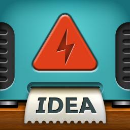 The Ideator™ makes ideation easy. Million-dollar ideas at the push of a button. Instantaneous innovation, without all the thinking. 

Powered by Art & Science