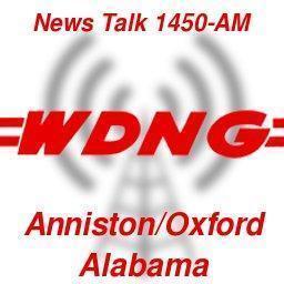 WDNGNews's profile picture. 2013 - 2016 | Broadcast news covering #Anniston and #CalCoAL. Tweeting breaking news and programming information. 1450-AM in Calhoun County, Alabama.