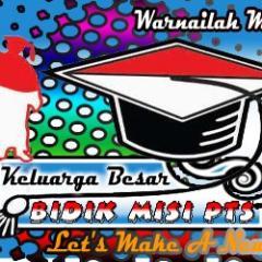 Akun Resmi Bidik Misi PTS. Kemukakan ide,pendapat,dan gagasan kalian disini wahai penerus pencerdas bangsa.