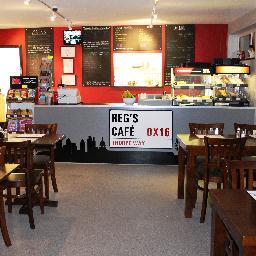 Reg's Cafe is based in Banbury, Oxfordshire. We offer a wide range of freshly cooked, homemade food, from locally sourced produce. We also provide catering.