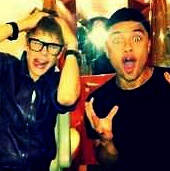 Two girls supporting the beast @alfredoflores