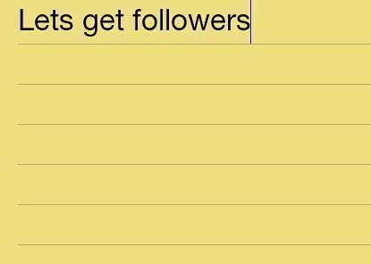 just trying to get some people more followers