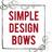 Simple Design Bows
