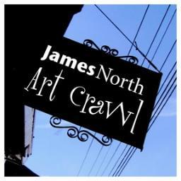 Every second Friday of the month, #ArtCrawl happens on James Street North