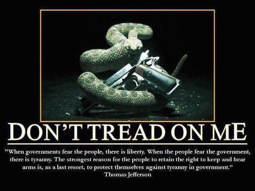 U cant take my rights away!!!!!!! 2nd amendment shall not be infringe right to bear arms.