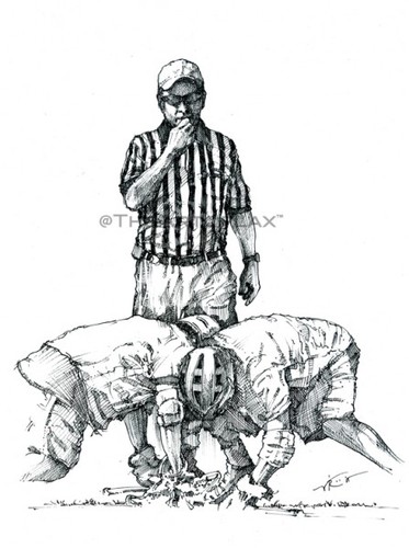 Lax Ref reporting on every flag thrown! Avatar is a @TheArtofLax picture, awesome!