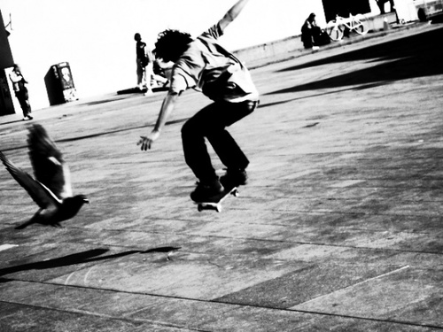 Skater. Nothing in the whole world that matters but music.
