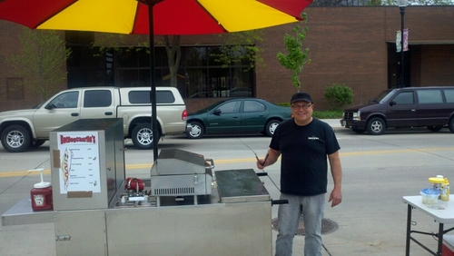 Owner of HotDogCharlie's.... hot dog cart.... the best dogs around....:-)