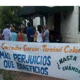 vecinos damnificados por el corredor Garzón