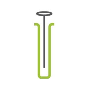 The patented self sanitizing thermometer tube designed to prevent cross contamination providing a thermometer that is always at the ready.