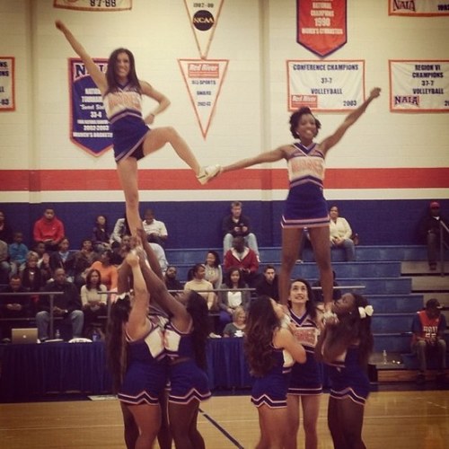 HBUCheer's profile picture. Houston Baptist University Cheerleaders