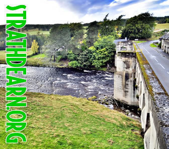 Strathdearn is the name of the rural parish of Moy, Dalarossie & Tomatin, situated by the River Findhorn 15 miles south of Inverness, in Scottish Highlands.