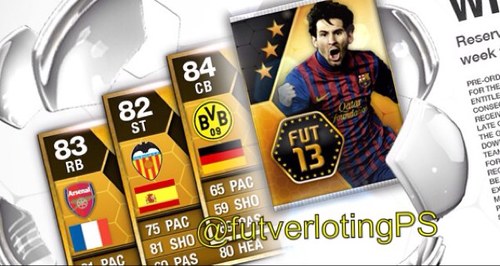VERLOTING FIFA ULTIMATE TEAM PLAYSTATION 3 

sponsored by EA SPORTS