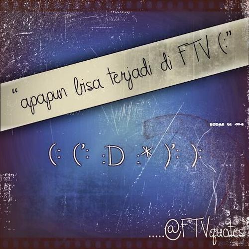 FTVquotes's profile picture. Selalu Ada Pesan Dibalik FTV | Follow @FTVquotes untuk mengetahui pesan2 lainnya dibalik kisah FTV..._.