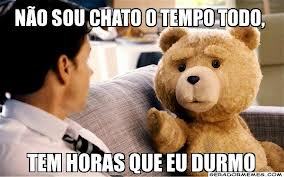 não sou chato 24 horas por dia eu durmo