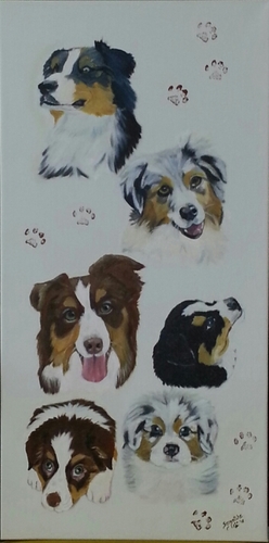 wgtreats's profile picture. Artist specializes in pet portraits, landscapes, 
encaustics. Dog sports:flyball, canine freestyle dance