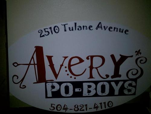 Avery's Po Boys serving the freshest and best Louisiana Seafood on a Leidenheimer loaf. 2510 Tulane Ave. (504) 821-4110.