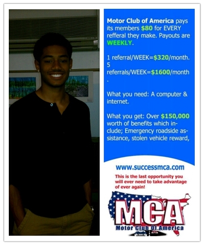 JobsMCA's profile picture. THE #1 MCA MONEY TEAM!! MCA is a great way to make income for anyone. Turn a $40 investment into 1000+ weekly. Yes this is legitimate and no this is not spam.