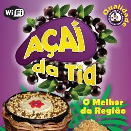 Açaí Da Tia. Em São Jose de Mpibu/RN. Na rua da prefeitura, ao lado da Escola Batista, fone.: (84) 9188-6067