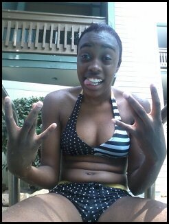 @_May28th HERE (: follow myy cousinn neww pagee ' or swallow . either wayy she'd likee bothh! FOLLOW US