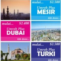 Wisata Muslim , Umroh Wisata , Umroh Plus Dubai , Umroh Plus Turki ,Dan Umroh Plus Eropa . 021- 27165110 / 081312950098 / 08814551046 Pin BB 7CF96624