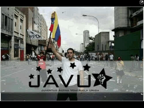 Juventud Activa Venezuela Unida. Plataforma Juvenil de la Resistencia. Dios, Patria y Gloria. Resistencia Hasta La Victoria