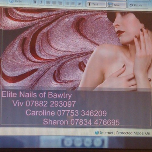 Elite Nails Bawtry are a Creative (CND) nail salon.   We offer nail enhancements, Shellac and Minx.