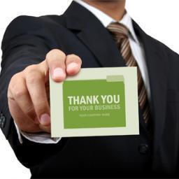 businescards's profile picture. Business Thank You Cards offer high quality thank you business card printing plus postcards, bookmarks, DL cards, swing tags and more.