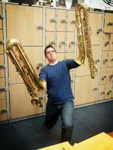 First Bari Sax Probs! We relate to most saxophones and sometimes the low brass... #BariSaxProbs