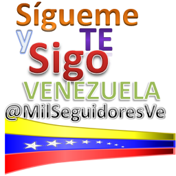 SIGUEME Y TE SIGO. OBTEN 100 SEGUIDORES DIARIOS. SOLO SIGUE Y RECOMIENDA. SOLO VENEZUELA.  #Followback #FollowbackSeguro  #Recomiendo #5,000-Seguidores