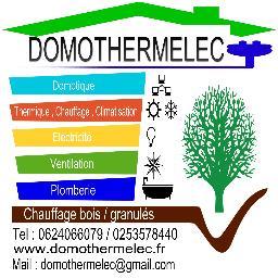 domothermelec's profile picture. Situé à la #Gennes Val de Loire À coter  de #Saumur nous intervenons sur les installations #Electrique, #Domotique,  ainsi que la #Plomberie et #Chauffage .