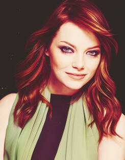 Emma Stone :) Emma and Andrew just need to get married and have lots of babies :)