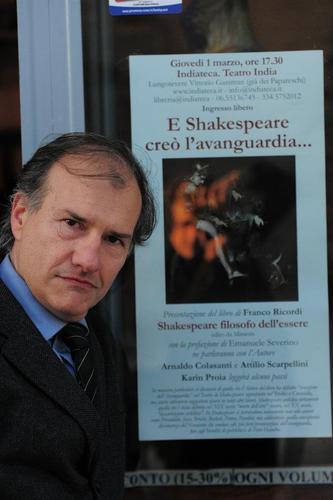 Franco Ricordi, filosofo, regista e attore teatrale.