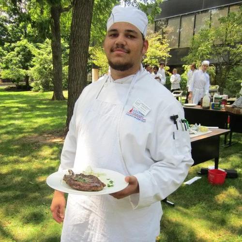 Culinary college student who intends to one day open a restaurant.