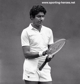 Former tennis player and U.N Messenger of Peace, TV personality, brand ambassador and founder of the Vijay Amritraj Foundation.