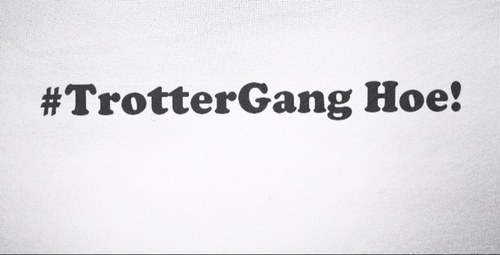 Winchester In This Bitch! We Ride Or Die Bitch! We BANG! Look At You, Now Look At Us All My Niggas Look Rich As Fuck! We About To SHUT IT DOWN!
#TrotterGang