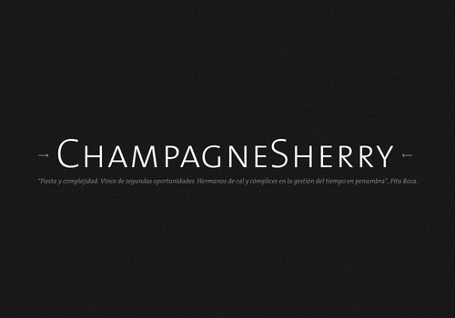 ChampanSherry's profile picture. Fiesta y complejidad. Vinos de segundas oportunidades. Hermanos de cal y cómplices en la gestión del tiempo en penumbra. (Pitu Roca)