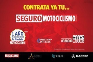 Primer seguro pensado en las necesidades de los motociclistas. somos el seguro oficial de la revista Motociclismo. tel 01800-00-motos (66867)