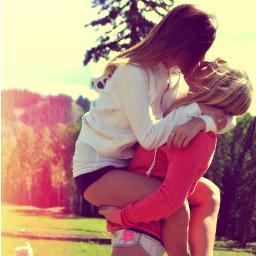 Hello :) We are two lesbians girls,Sarah(17 years old)and Kristal(16)
We are a happy couple !
Follow we and we follow back :) #TeamLesbian