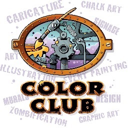 Color Club is a creative art studio run by artist Mark Cromwell