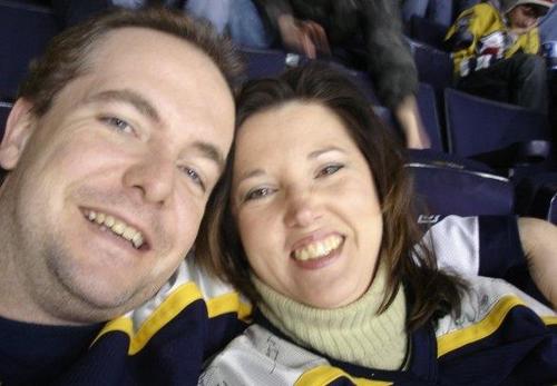 Predators fan married to a complete weirdo.