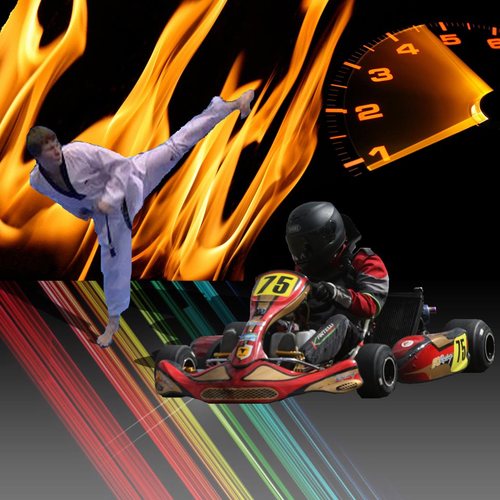 Karting and Taekwondo Is my life