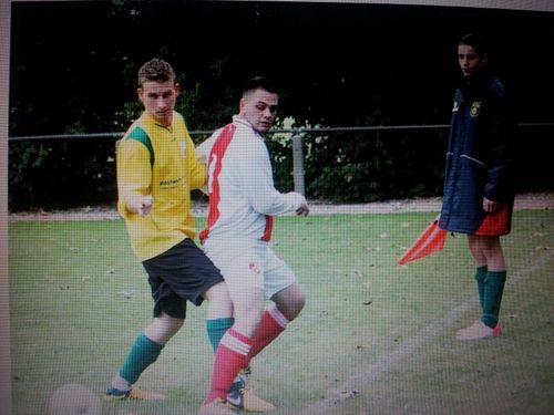 Yorian, 19 jaar , Stiens, voetbal bij vv.DTD, CIOS Heerenveen